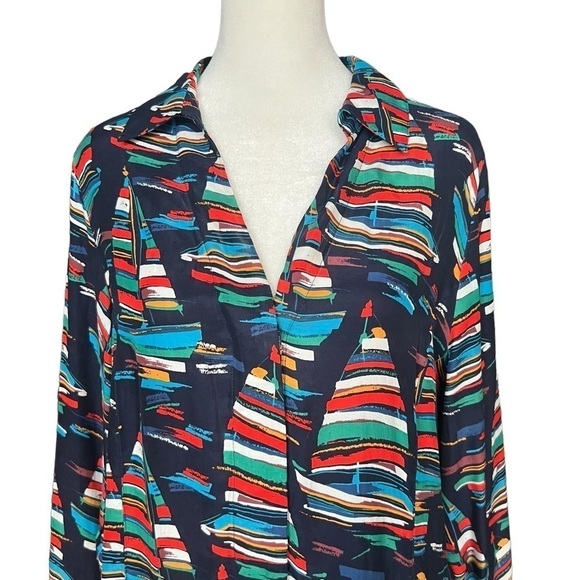 SOFT SURROUNDINGS Sail Away Blouse - Picture 3 of 7